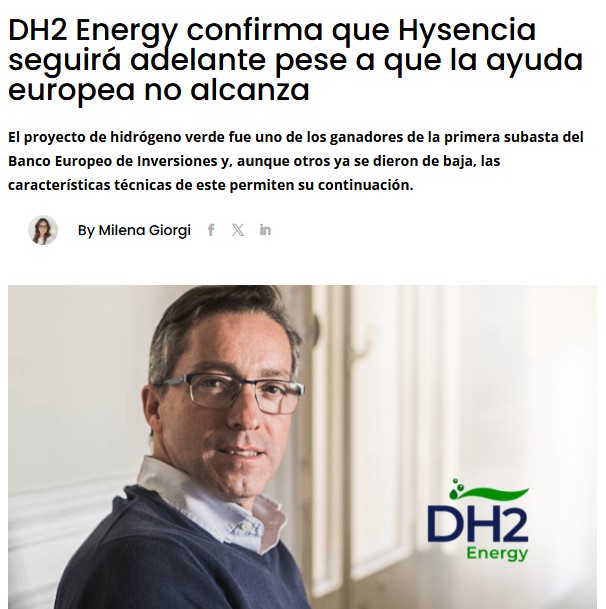 Entrevista a nuestro Director General en Strategic Energy: Hysencia sigue adelante