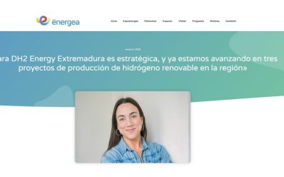 DH2 energy en los medios: Extremadura estratégica para el hidrógeno renovable