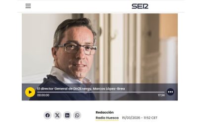 DH2 energy, en Radio Huesca: Marcos López-Brea explica el proyecto Hysencia en Plasencia del Monte